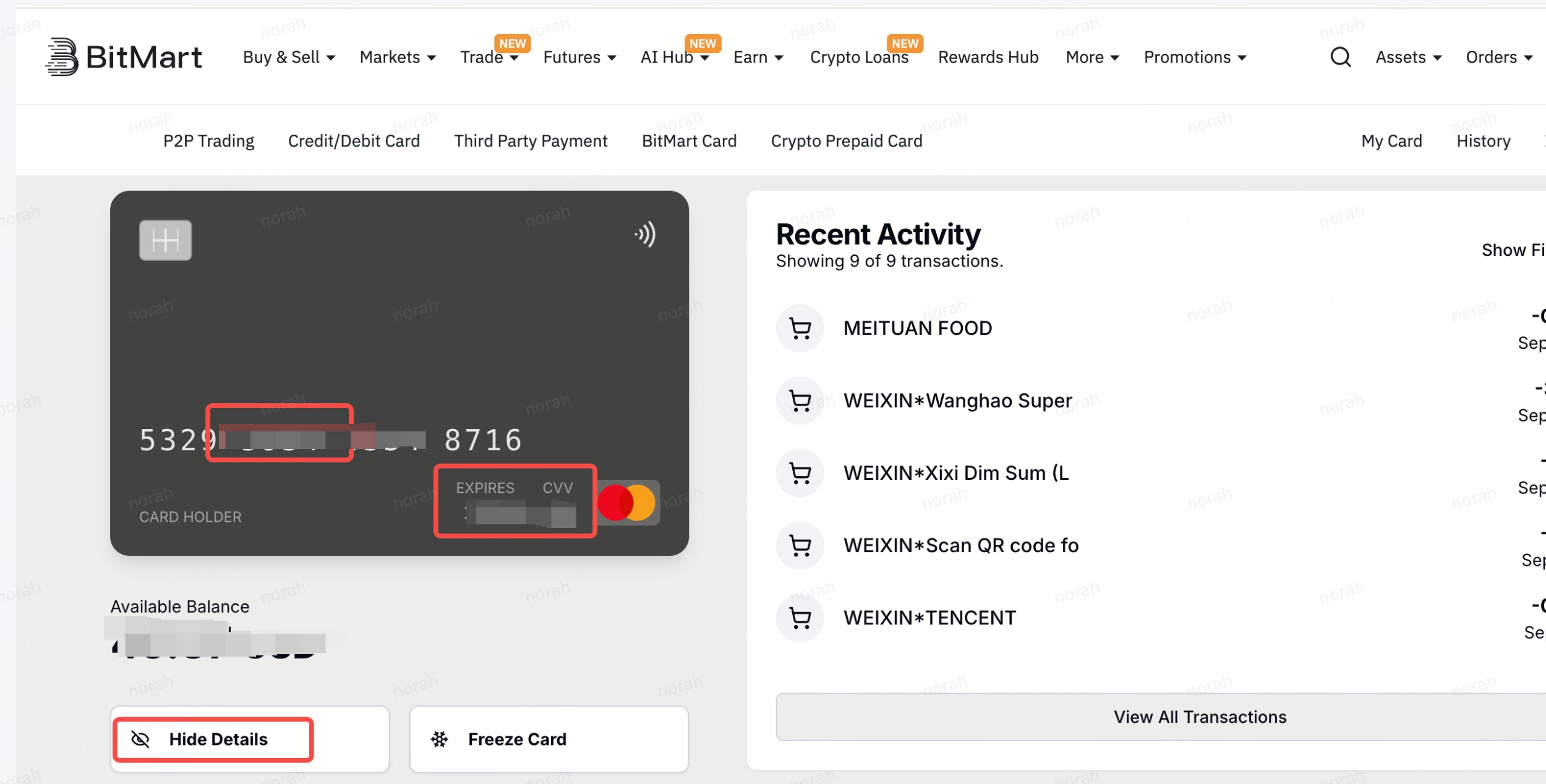 Crypto Prepaid Card Tutorial – BitMart