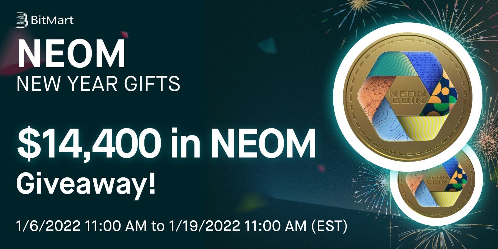 NEOM New Year Gifts - $14,400 in NEOM Prize Pool!